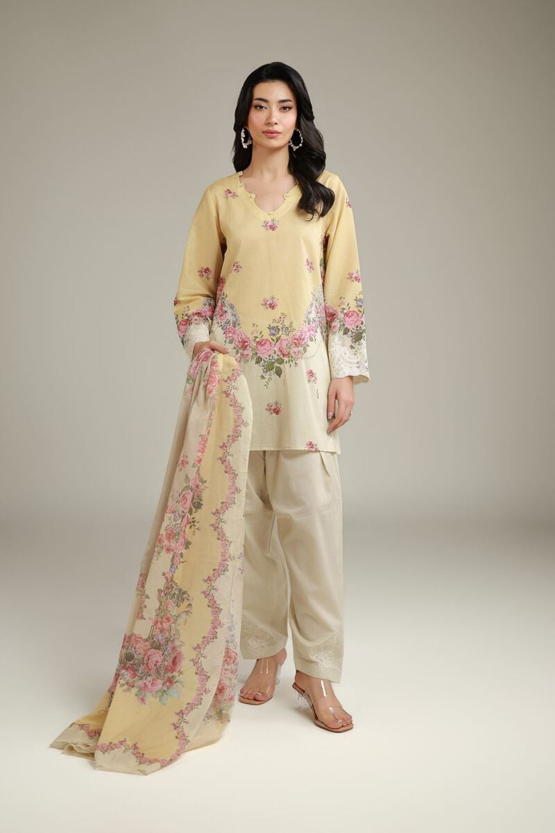 Khaadi 3pc cotton