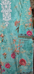 J. Embroidered 3pc Stitched