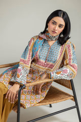 Khaadi 3pc printed cotton